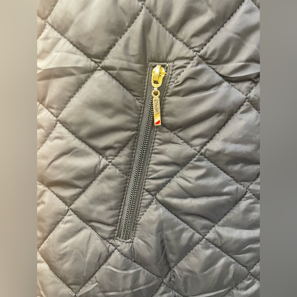 WND-SPORT navy blue diamond quilted hooded puffer vest women’s 3X - Picture 5 of 9